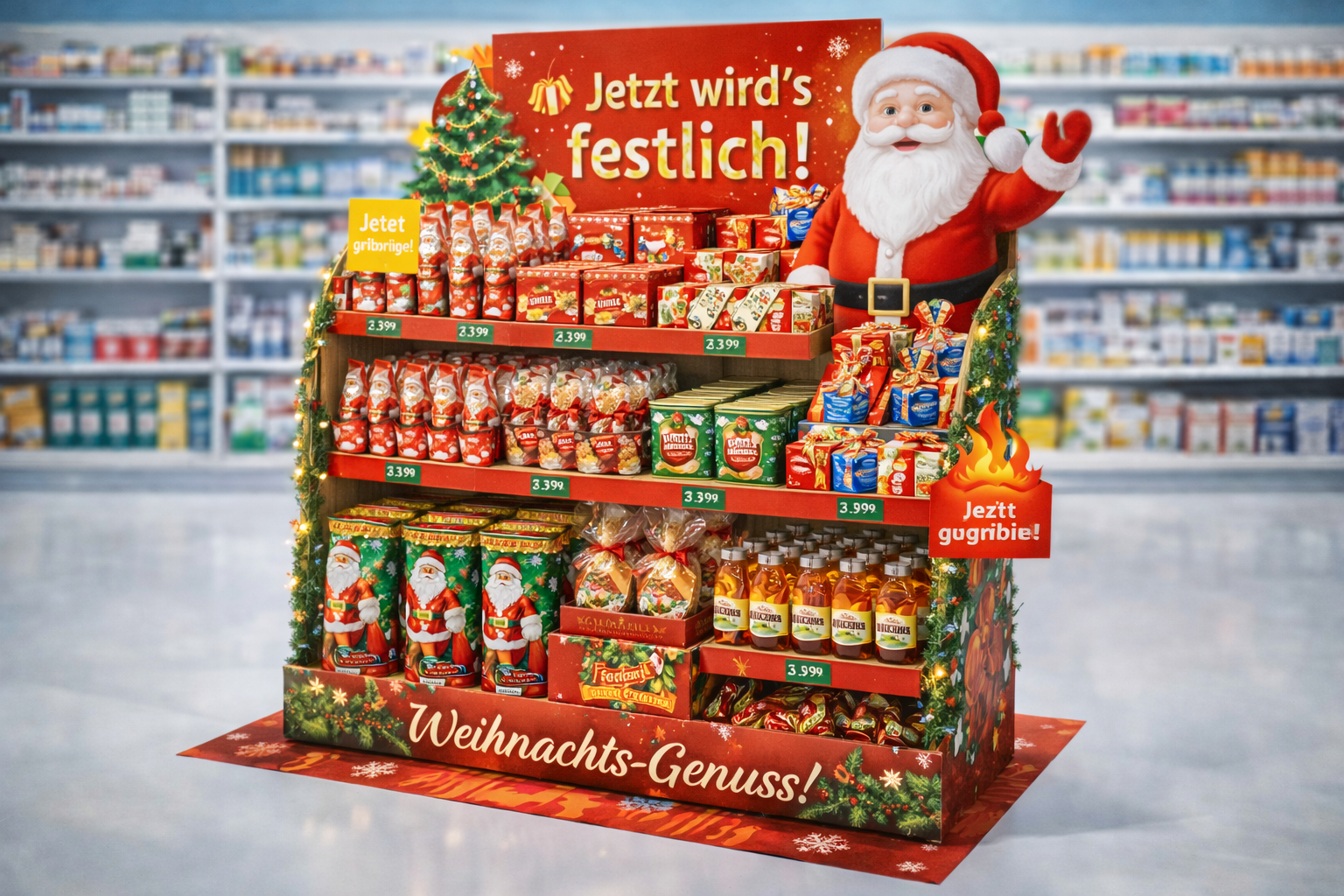 Weihnachten am Point of Sale: Wie Verkaufsförderung im Jahresendgeschäft den Abverkauf massiv steigert