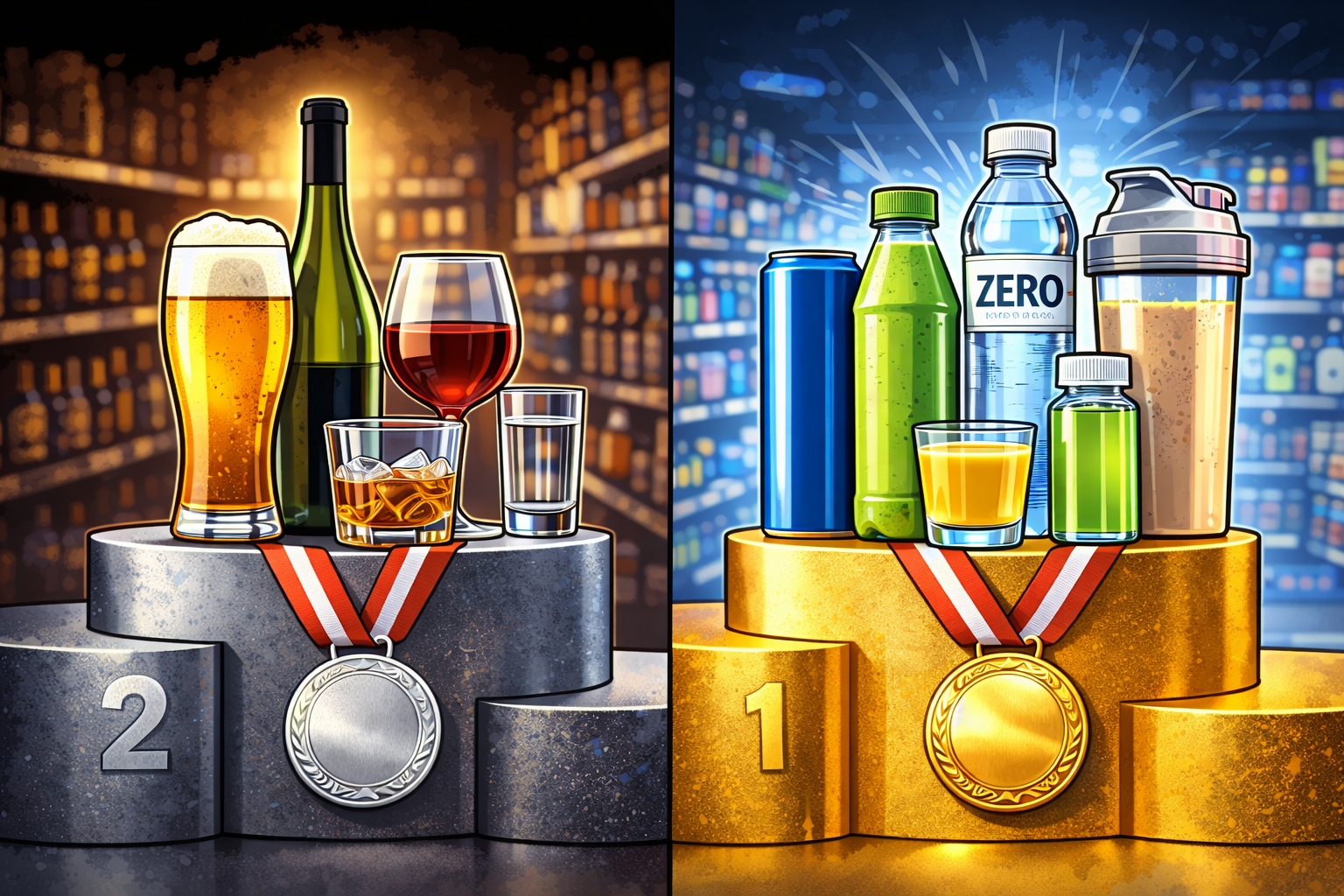 Strukturwandel im Getränkeregal: Verlierer, Gewinner und warum Zweitplatzierung jetzt über Marktanteile entscheidet