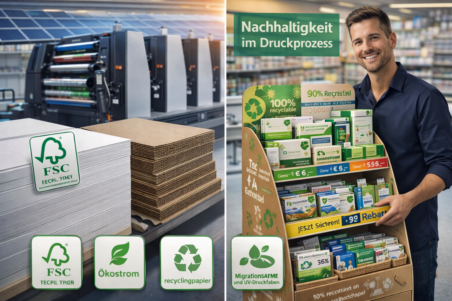Nachhaltigkeit im Druckprozess – wie wir bei der Crossover‑Mediagroup Verantwortung messbar umsetzen
