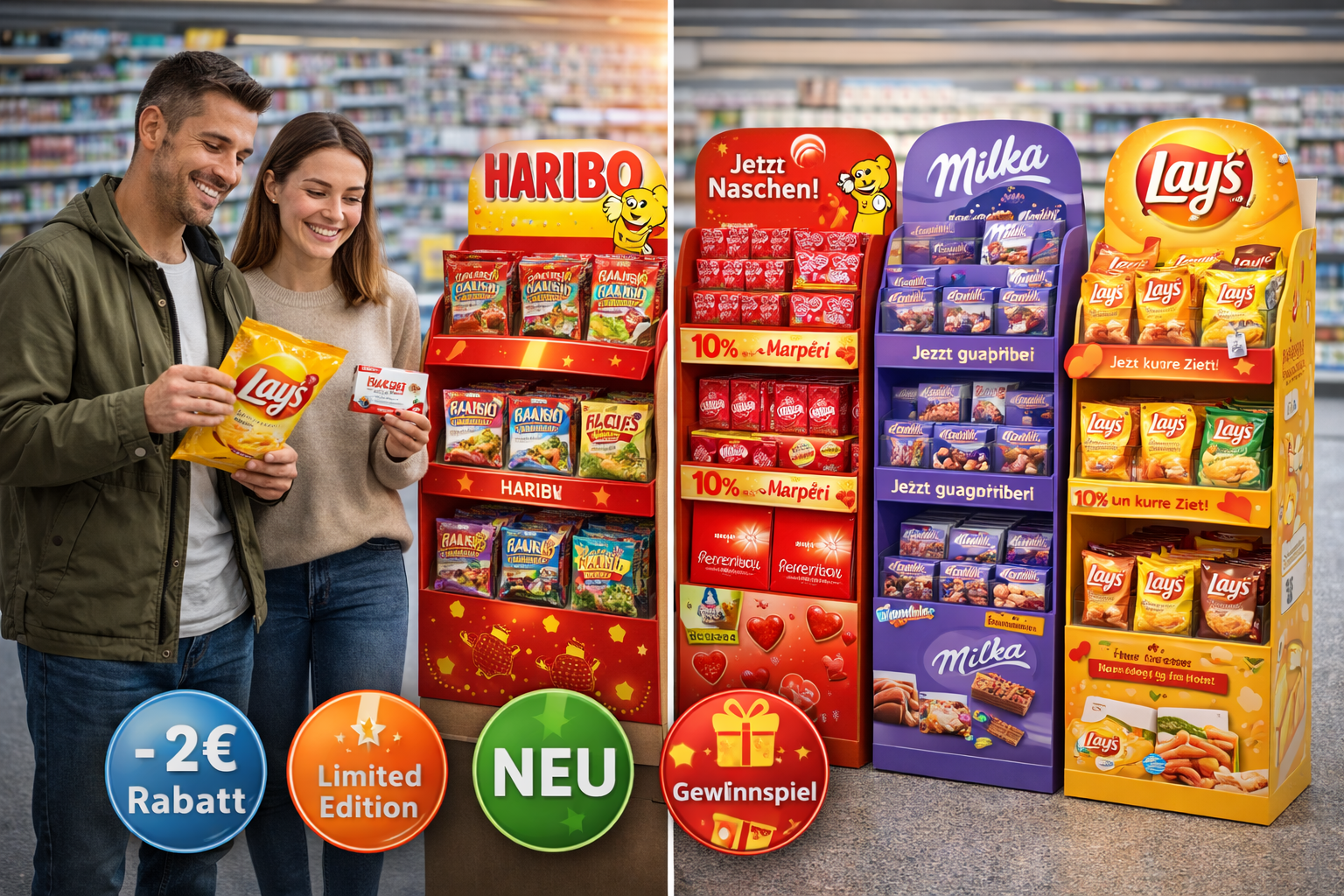 Süßigkeiten & Snacks am POS: Warum Impulskäufe im Supermarkt heute entscheiden