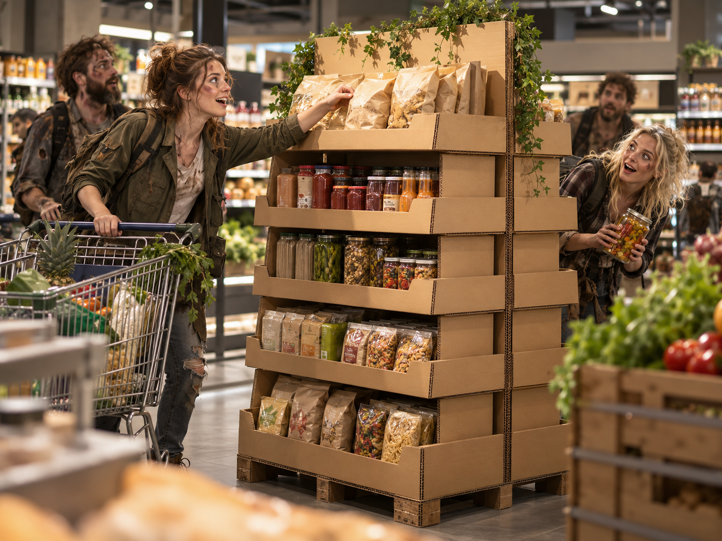 Hält ein Display einer Zombie-Apokalypse stand? Warum starke POS-Konstruktionen auch im größten Chaos überzeugen