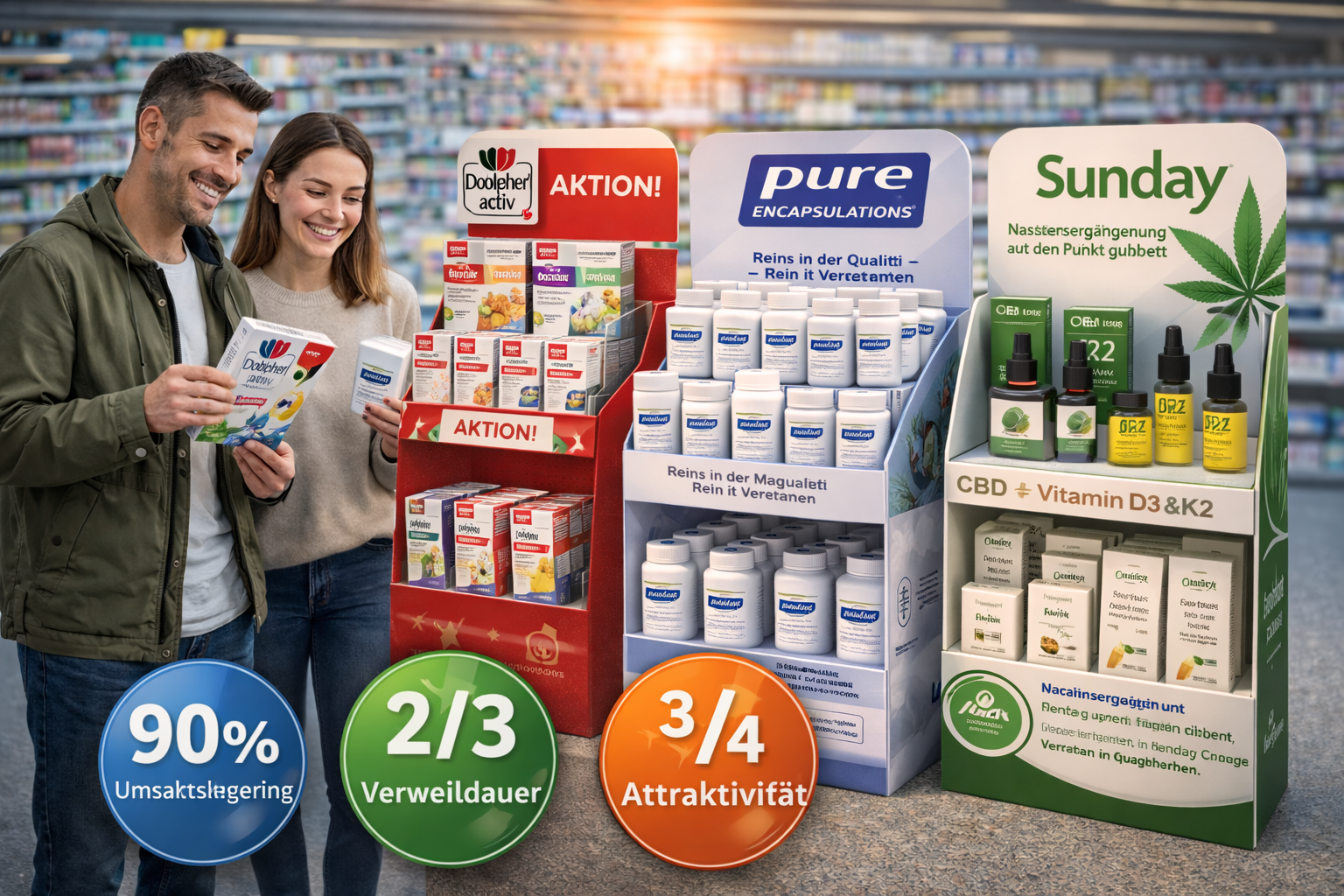 Boom für Nahrungsergänzungsmittel – warum POS-Platzierungen jetzt über Umsatz entscheiden