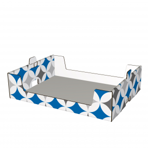 Stapeltray mit Öffnung – FEFCO 0435.1